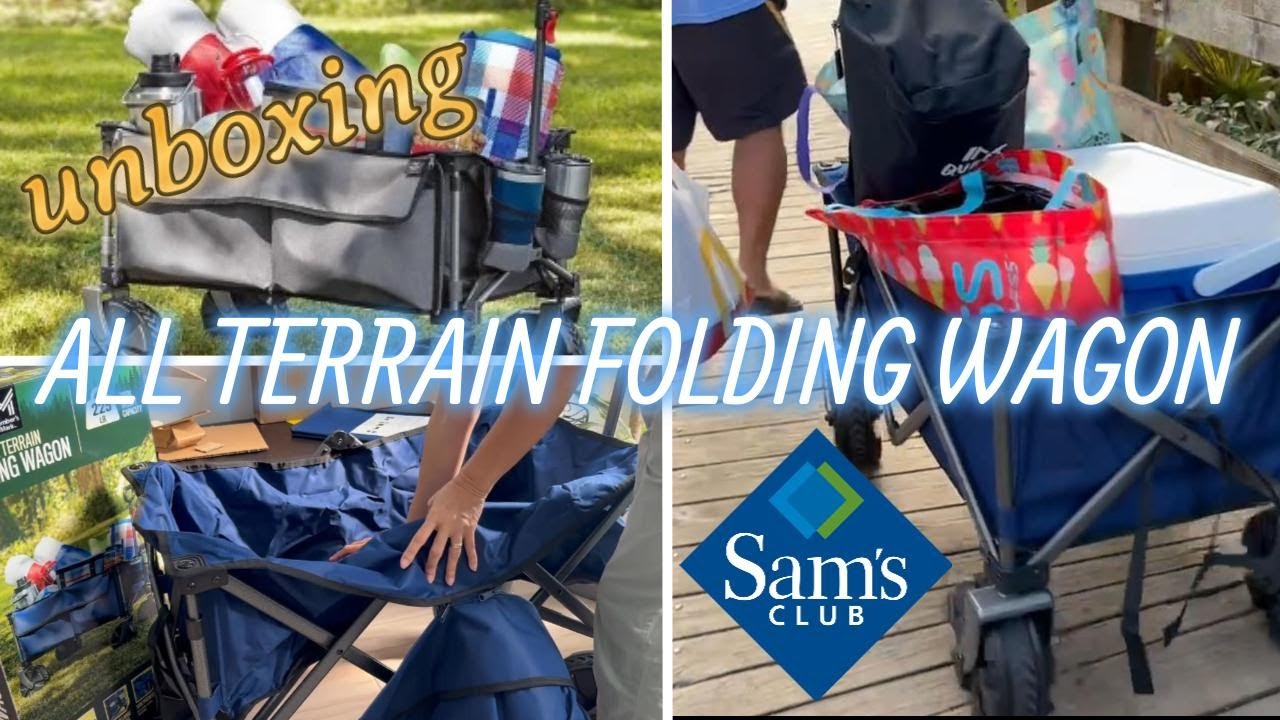 UNBOXING All-Terrain Folding Wagon From Sam's Club | Perfect For ...