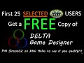 Delta game designer free to first 25 selected dkc atlas users