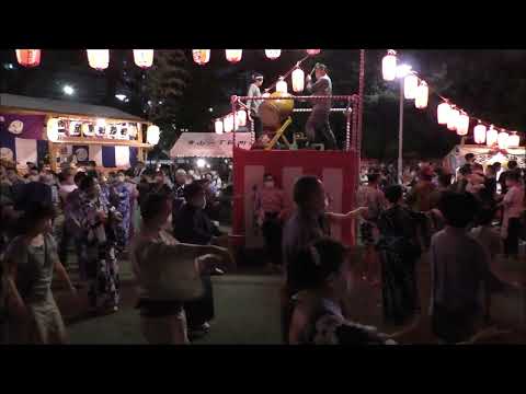 東京音頭　2022年青山青葉公園盆踊り２８終　東京都港区