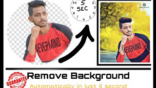 Remove Background automatically in just 5 second...