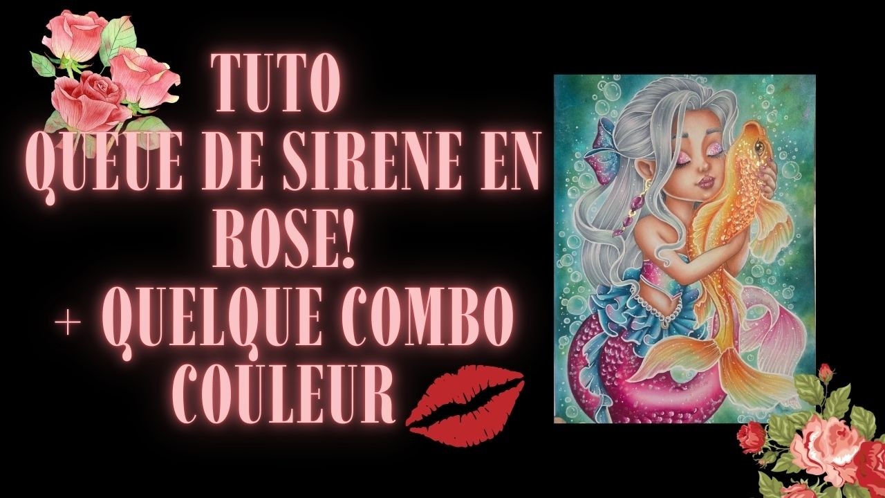 tuto queue de sirene en rose oui oui !!!