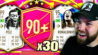 OPENING 30x 90+ ICON PLAYER PICKS & 500k SUPER ELITE PACKS!
