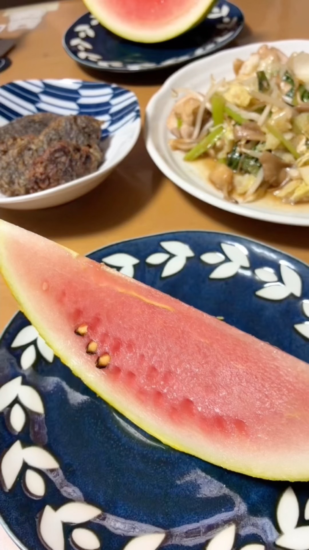 26712D スイカともずく天 夕の食卓 #shorts - YouTube