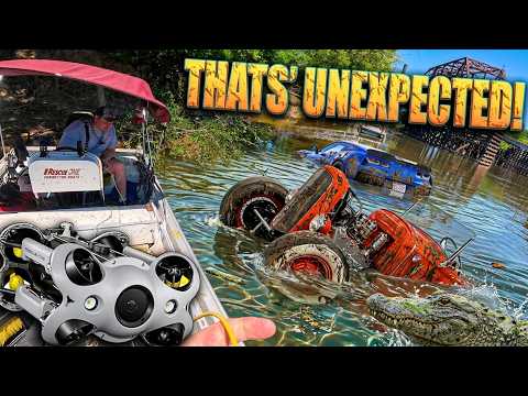 Underwater Drone Finds Vintage Car in Gator Infested River!