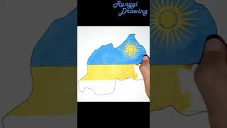 Drawing Map of Rwanda