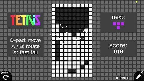 TETRIS (v1.1) by Scrubz🎮Game Builder Garage ✹Switch✹No Commentary #asj