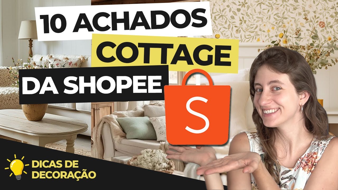 10 achadinhos SHOPEE no estilo COTTAGE! Tem BÔNUS especial!!