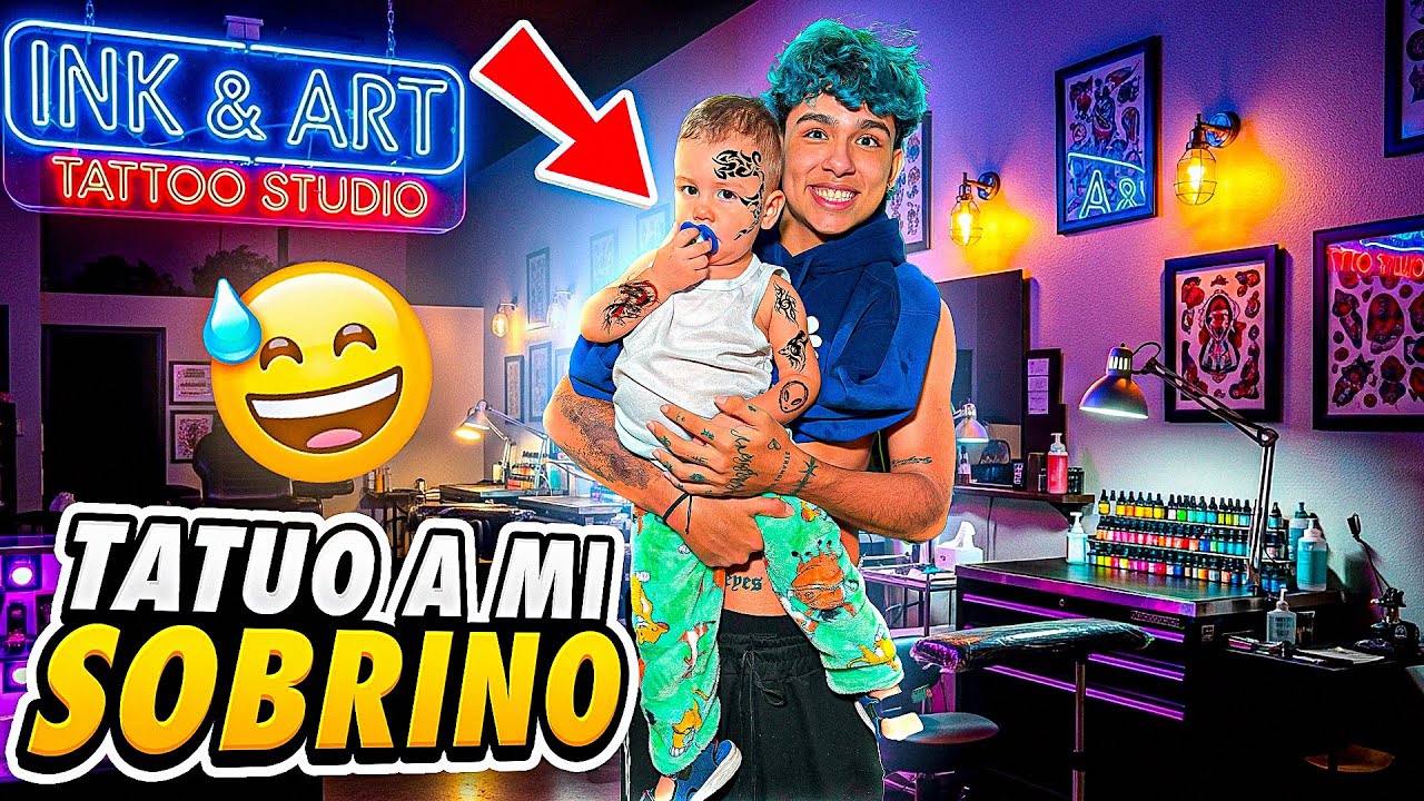 ¡TATUÉ A MI SOBRINO! 😳😱 (broma sale mal)…// JHONSITORREX