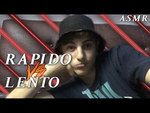 ASMR - RAPIDO vs LENTO :D  | Mouth Sounds, Tapping, Inaudible - Sanvi ASMR