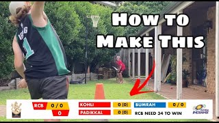 How to make a cricket scoreboard - TUTORIAL screenshot 4