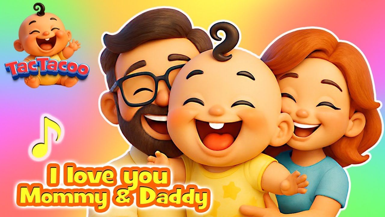 Mommy Daddy Song | I Love You Family Song for Toddlers & Preschool | Tactacoo ❤️