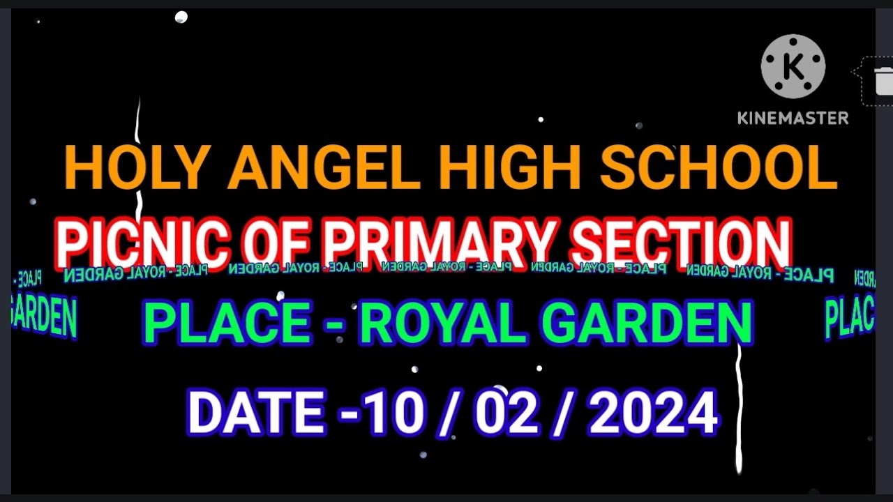 PICNIC OF PRIMARY SECTION  HOLY ANGEL HIGH SCHOOL