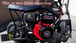 79cc No More  Meet MAX the 224cc Engine Swapped Mega Moto Minibike