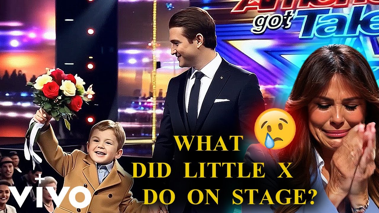 Barron Trump & Elon Musk’s Son X Sing Live on AGT,Melania in Tears After What Little X Did😢|AI cover