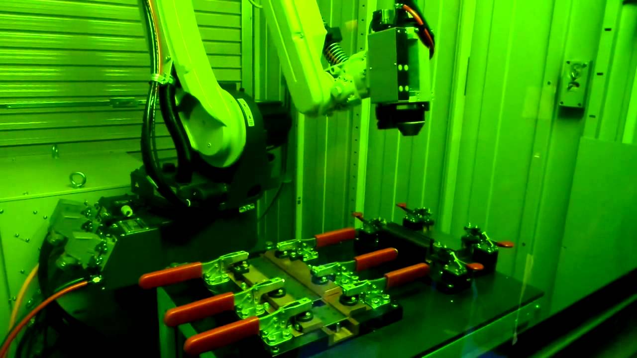 LAPRISS - лазерная сварка роботом Panasonic