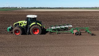 Claas Axion 930 Mit Ein Amazone Teres 300 Vs Pflug & Amazone Packer 4K