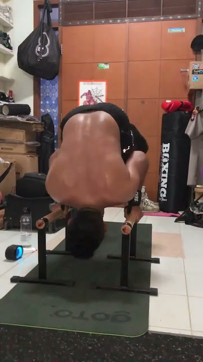 Pak Polisi belajar calisthenics, susah banget #shorts #polisiviral #calisthenics