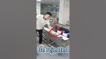 Food industry touch screen food metal detector and checkweigher all-in-one machine #checkweigher