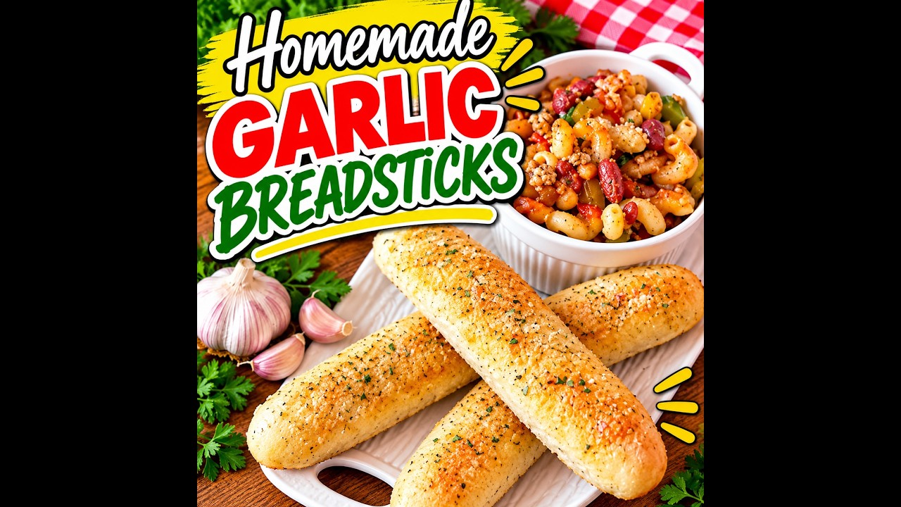Homemade Garlic Breadsticks #garlic #breadsticks #homemade # ...