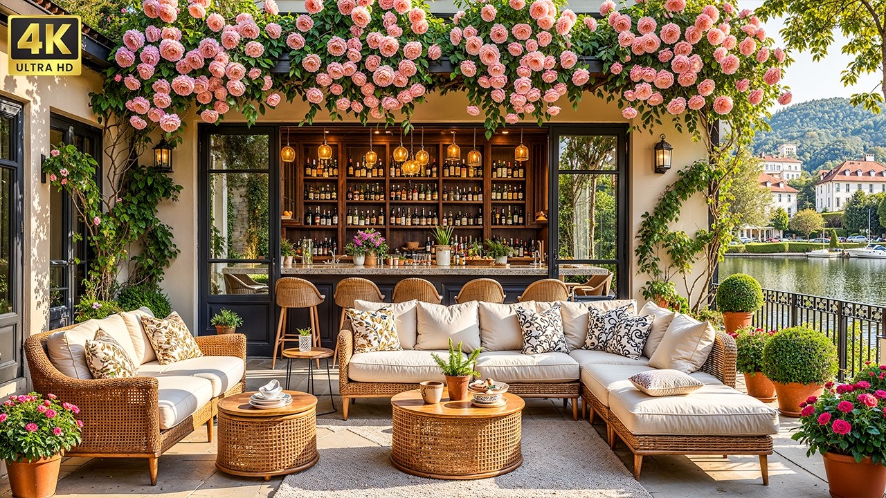 Sweet Jazz In Morning Ambience | Morning Jazz In Relaxing Lake For Boost Your Mood, Healing Soul