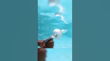 Fired the bullet under water. #shorts