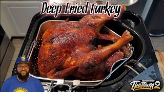 Deep Fried Turkey | Butterball Electric Turkey Fryer XL | Keto | Low Carb | Cooking With Thatown2