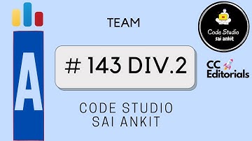 CodeForces Round #143 Div 2 A | Team | Codeforces Editorials/Tutorials - CC Editorial Series