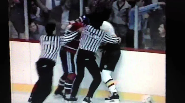 Cam Neely and Shayne Corson fight
