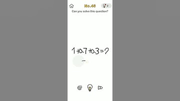 Brainout No.46 can you solve this equation? walkthrough and solution