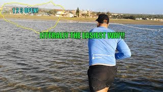 How to throw a cast net! Literally the SIMPLEST TECHNIQUE!