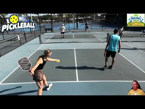 Pickleball 5 Mike Sarah vs Chris G Patrick HCC DUPR Games