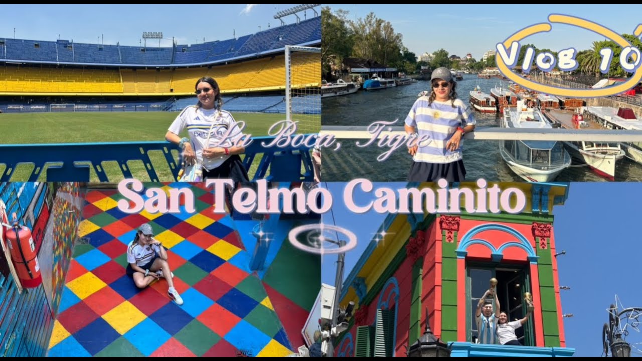 Días en Buenos Aires, Caminito, La Boca, Estadio, San Telmo, Tigre Vlog #10