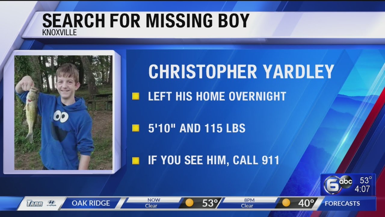 Search for missing teenage boy - YouTube