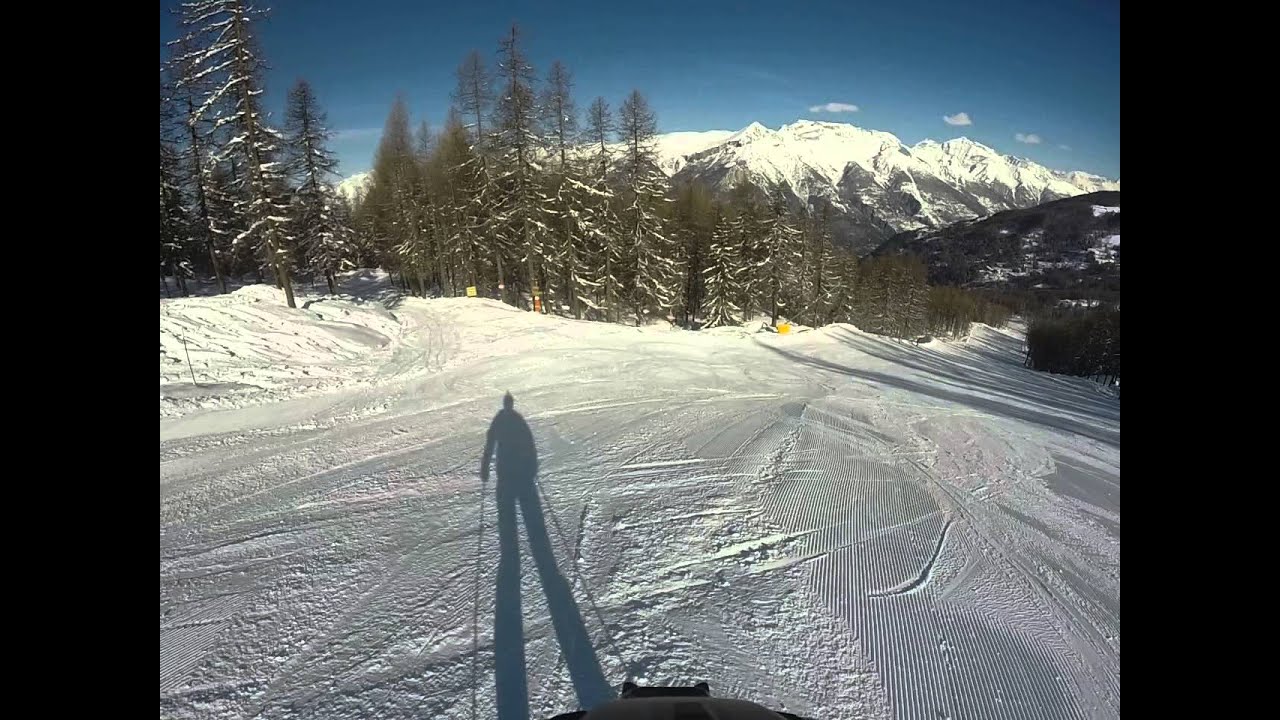 Ski Run down to Clotes (Sauze D'Oulx)