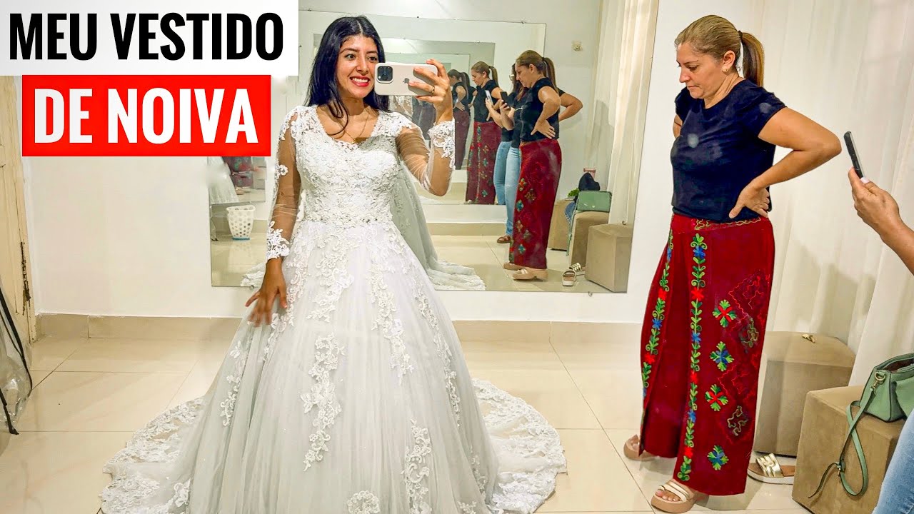 MEU VESTIDO DE NOIVA - NOSSO CASAMENTO NATANIEL E JOY.👰🏻‍♀️