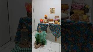 vídeo completo no canal 🥰 Decoração de Festa junina em casa #nossolar