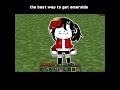 best way to get emeralds #minecraft