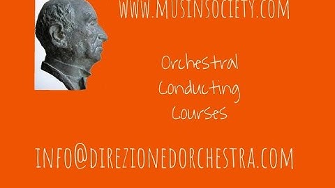 Orchestral conducting class with Ennio Nicotra - Brahms Tragische ouv. "Der Anfang"