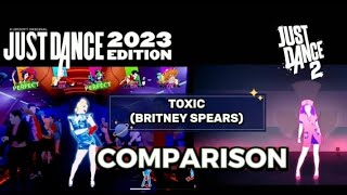 Celebrity Just Dance Comparison (Preview) - Toxic (Just Dance 2023 Edition vs Just Dance 2) Net Worth