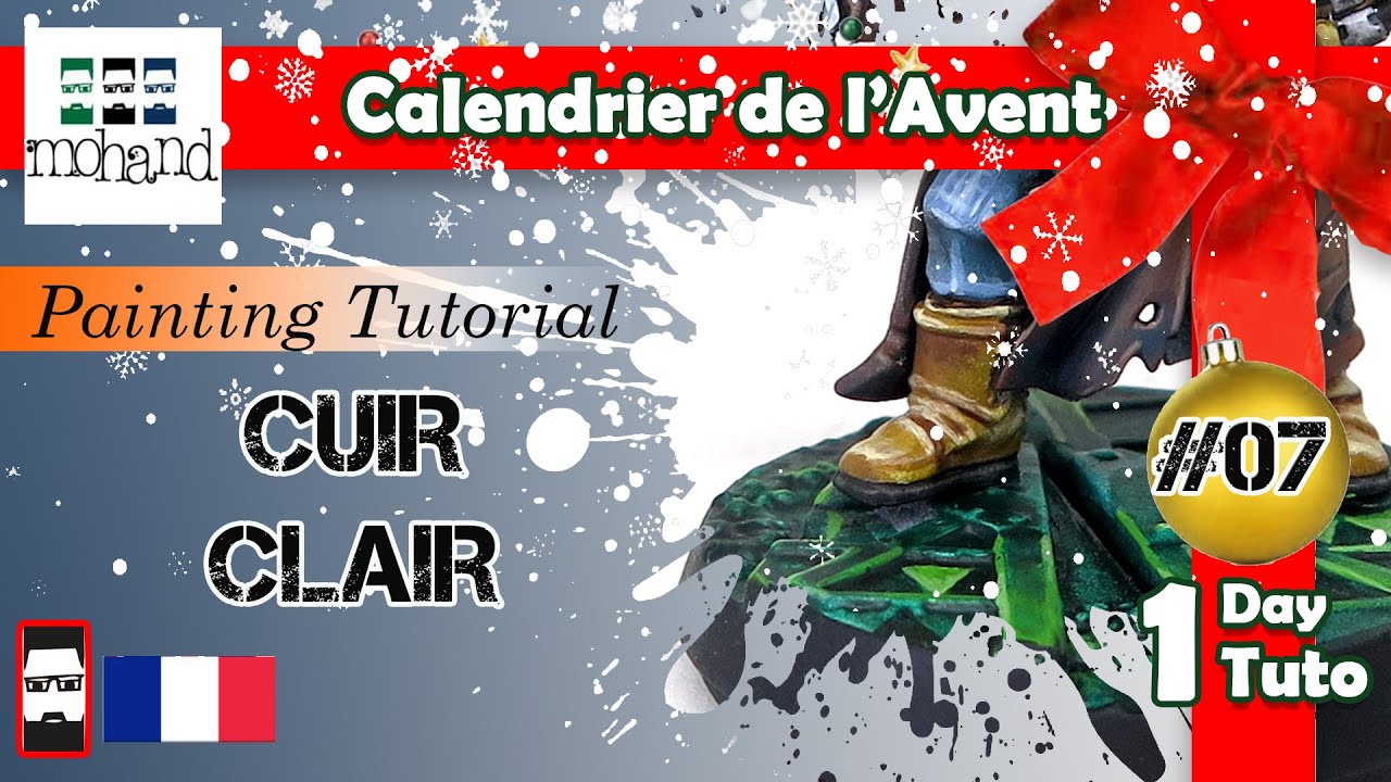 Calendrier de l'avent #7: Peindre du Cuir Clair - Tutoriel de peinture
