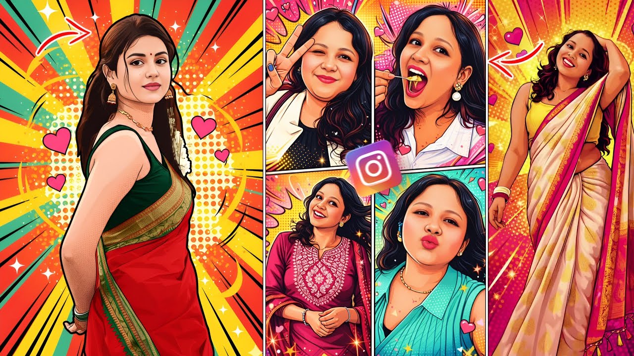 Instagram Trending Pop Art Edit Gemini | Google Gemini Photo Editing Prompt | Google Gemini Editing