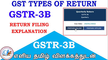 GSTR 3B IN TAMIL | GST FILE RETURN GSTR 3B IN TAMIL | GSTR3B FILE RETURN EXPLANATION IN TAMIL
