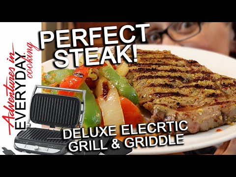 Deluxe Electric Grill & Griddle - Shop