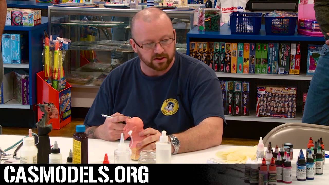 Figure Painting Demo from CASM (Central Arkansas Scale Modelers)