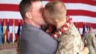 Gay Marine Kissing Boyfriend Goes Viral