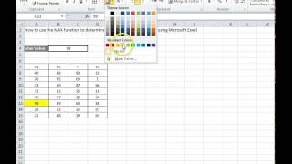 Celebrity 00111 - How To Use The MAX Function To Determine The Largest Value In A Range Using Microsoft Excel Wealth