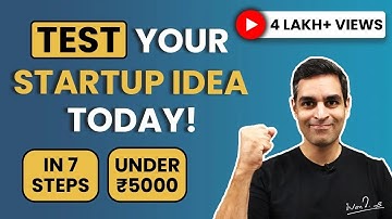 How to test your startup idea? | Business Ideas for 2021 | Ankur Warikoo Hindi