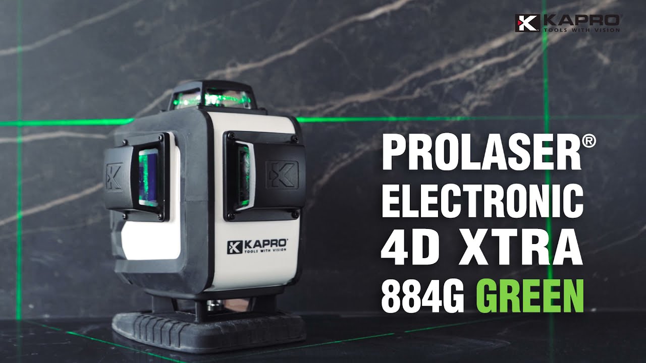 884G Prolaser 4D XTRA Green Laser Level