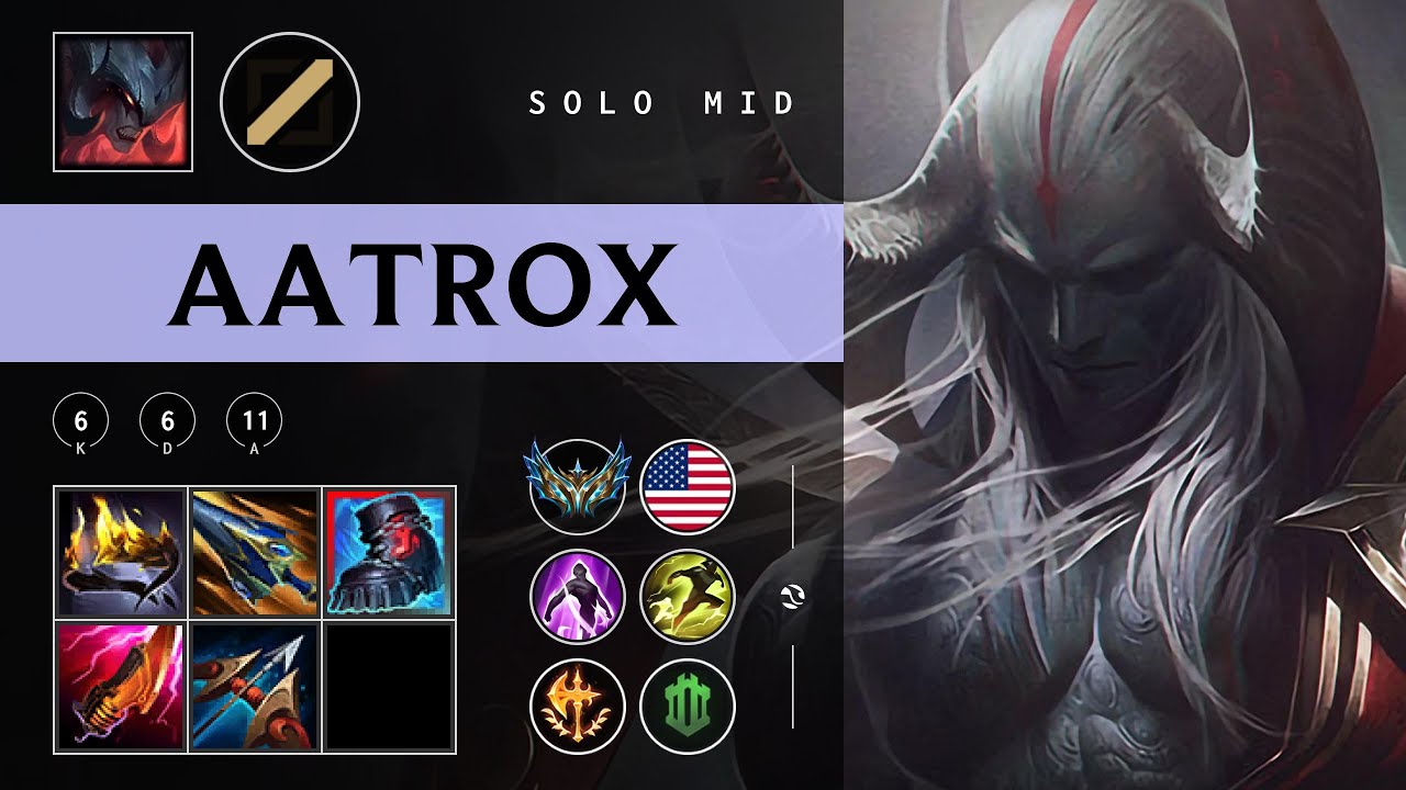 Aatrox Mid vs Zoe - NA Challenger Patch 25.22