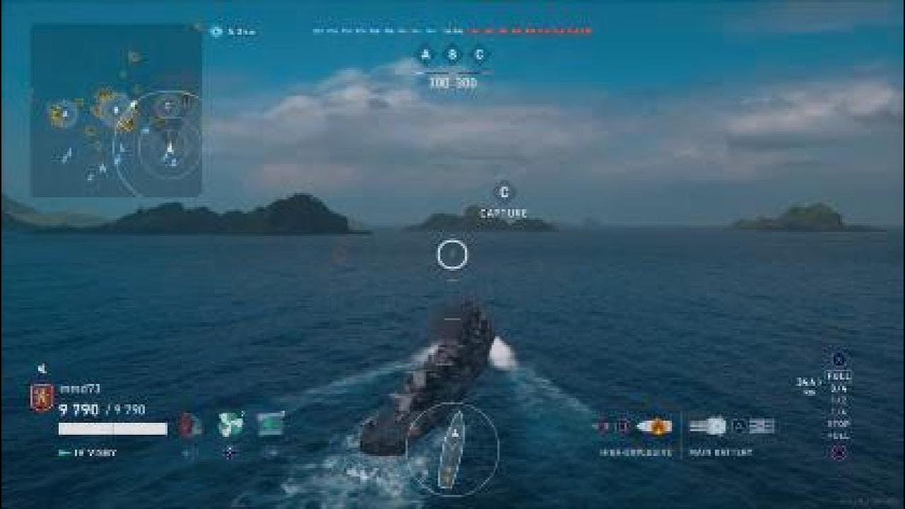 World of Warships Visby gameplay PS5